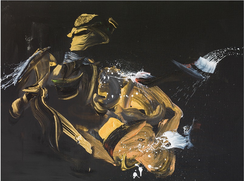 [2022] Untitled, Acrylic Ink on canvas, 117x80cm